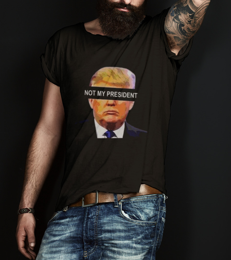 Bad Bunny Not My President Trump Parody Political T-Shirt
