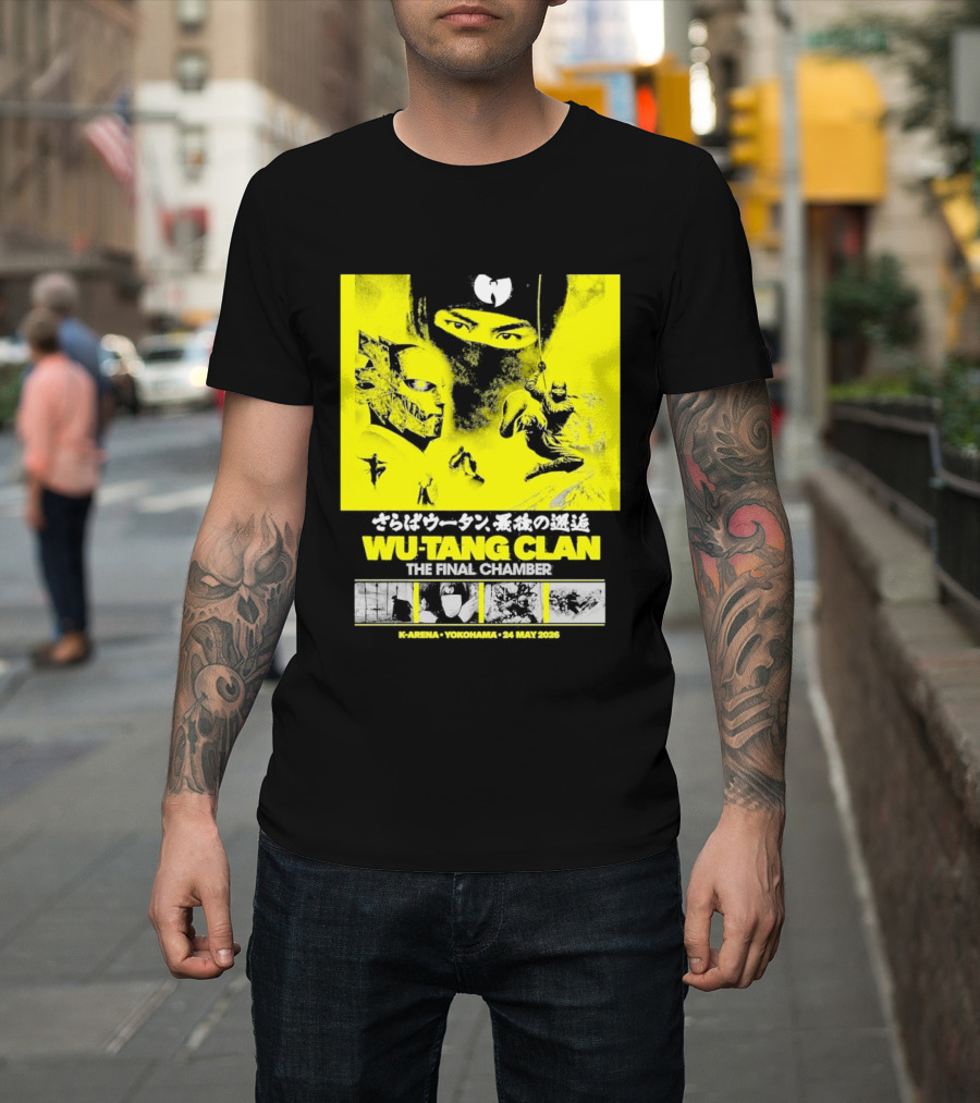 Wu Tang Clan Final Chamber Tour Yokohama Japan 2026 T-Shirt