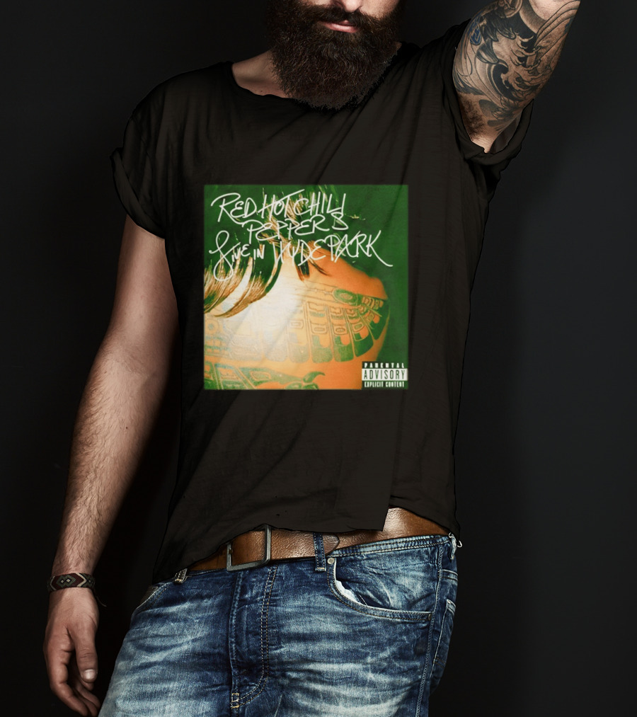 Red Hot Chili Peppers Live In Hyde Park Tattoo Cover Explicit Content T-Shirt