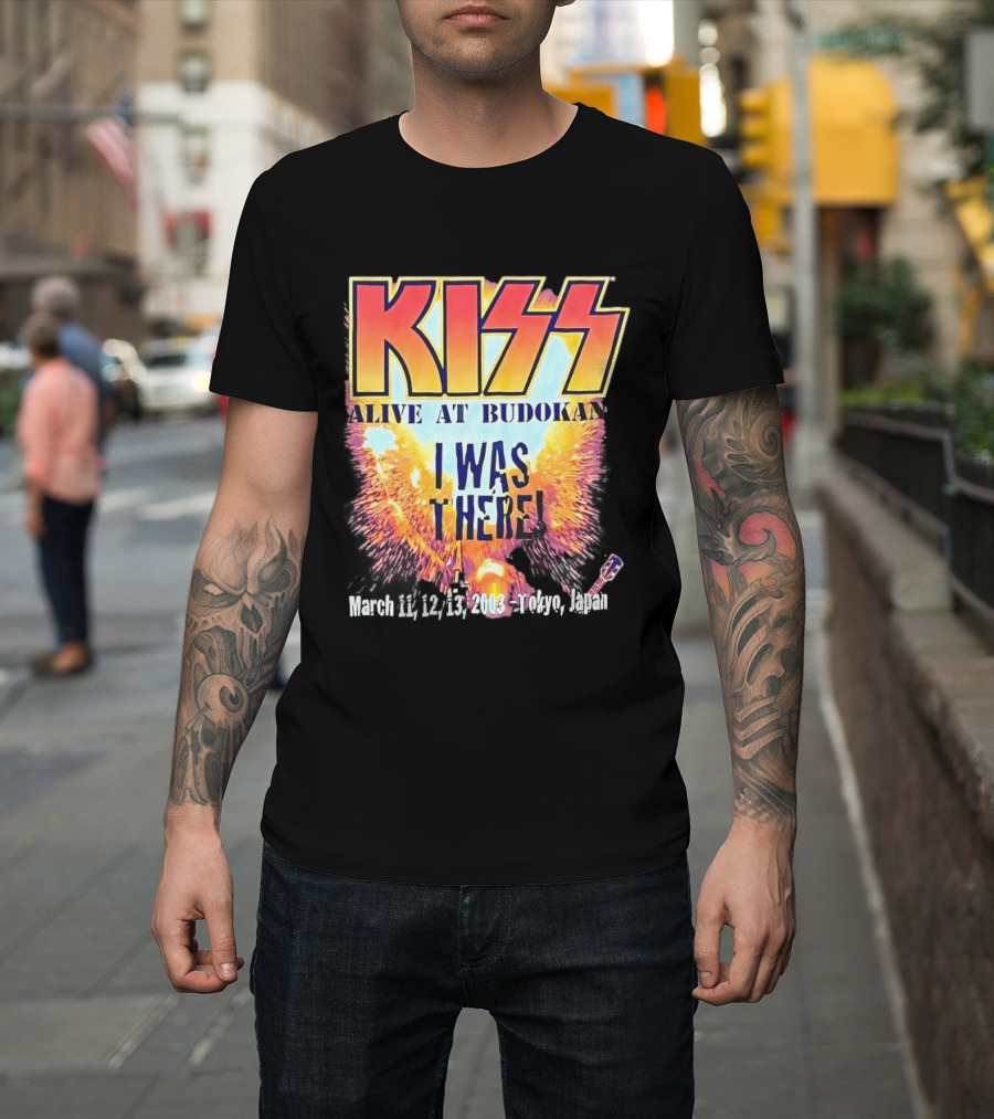 KISS Alive At Budokan I Was There March 2 3 13 2003 Tokyo Japan T-Shirt