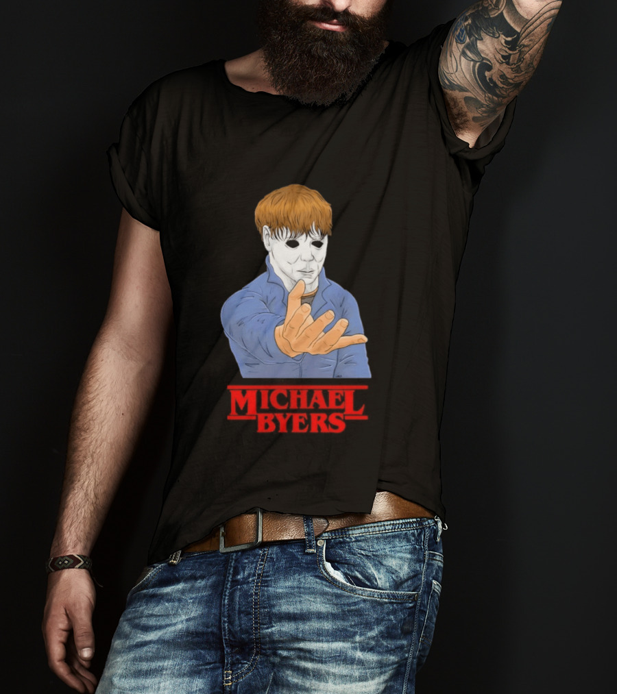 Michael Byers Horror And Sci Fi Mashup Stranger Things Halloween T-Shirt