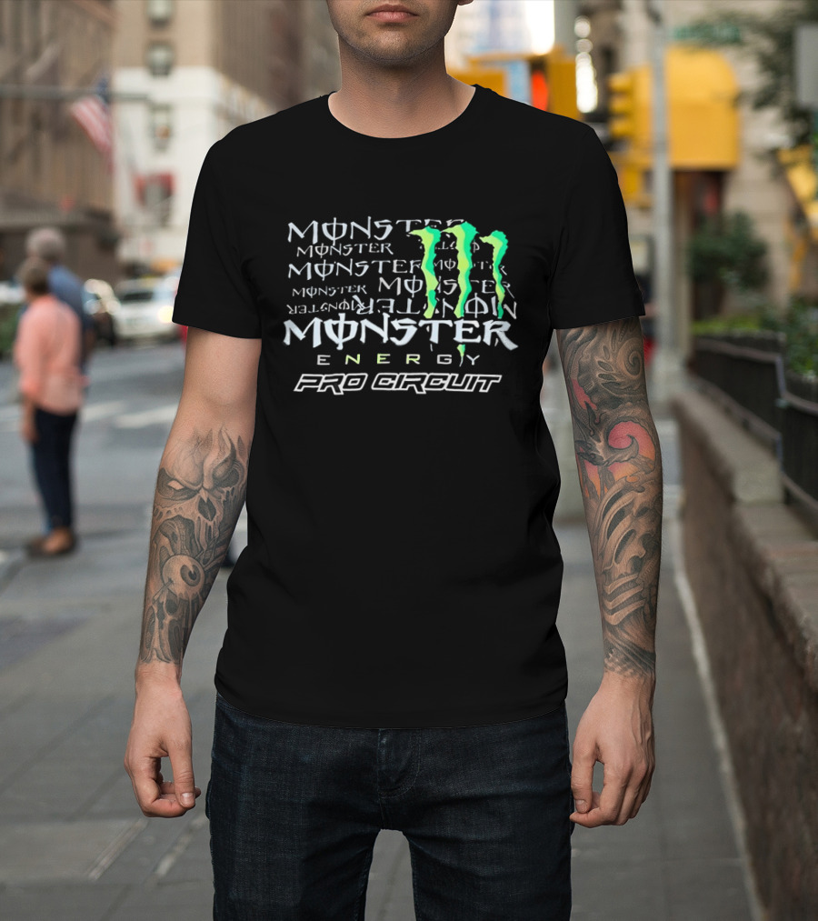Monster Energy Pro Circuit Racing Drink Triple M Claw T-Shirt