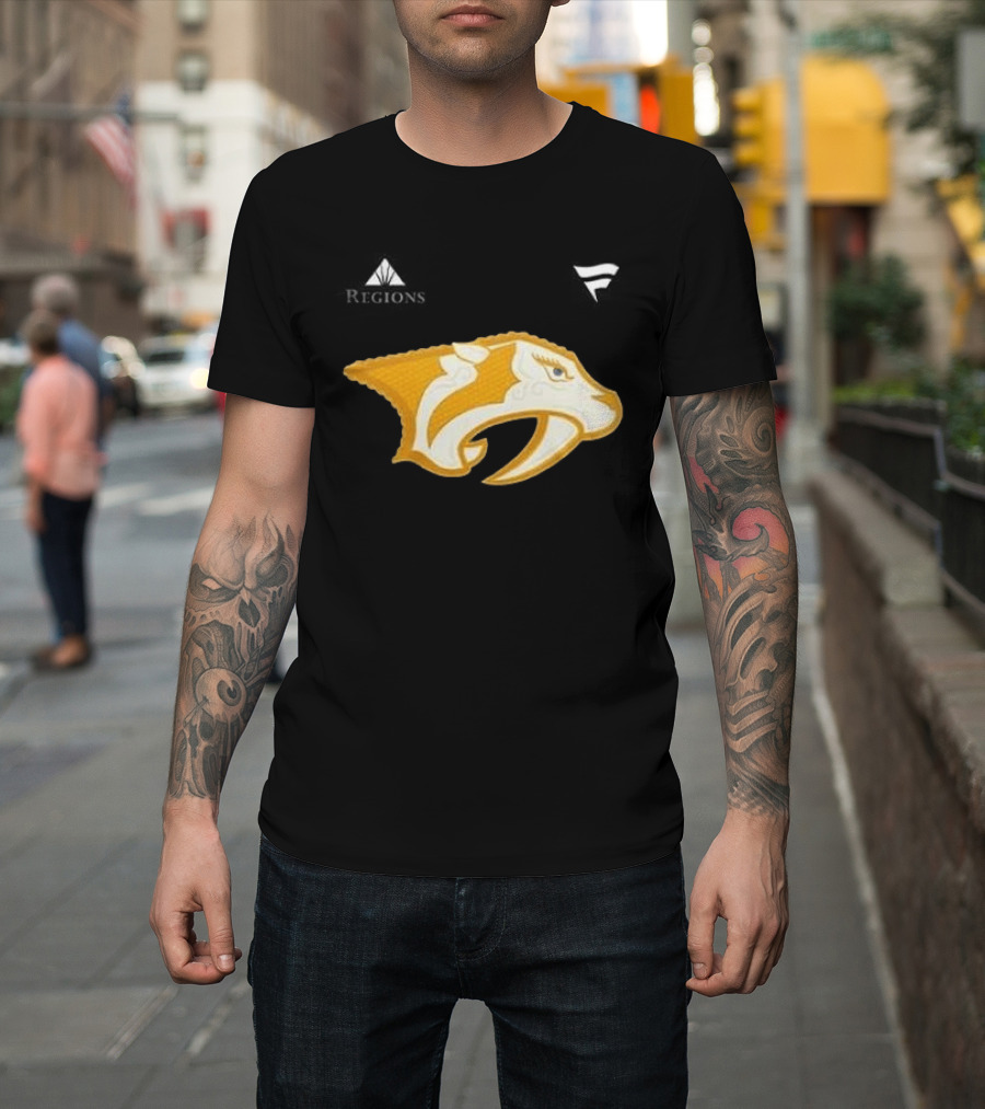 Nashville Predators Women Of Smashville Night 2026 Regions Ice Tiger T-Shirt
