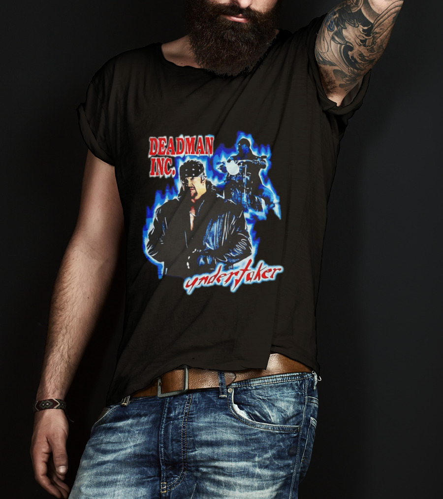 Deadman INC Undertaker Motorcycle Biker T-Shirt