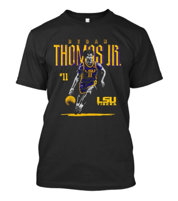 LSU Tigers Basketball Dedan Thomas Jr. #1 T-Shirt