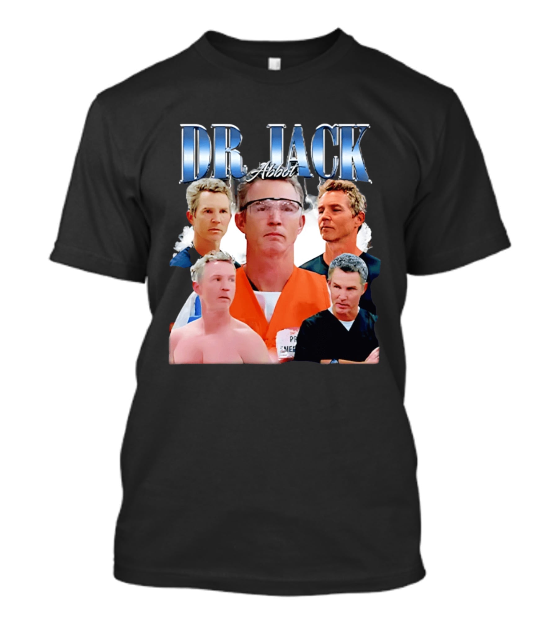 Dr Jack Abbot Picture Collage T-Shirt