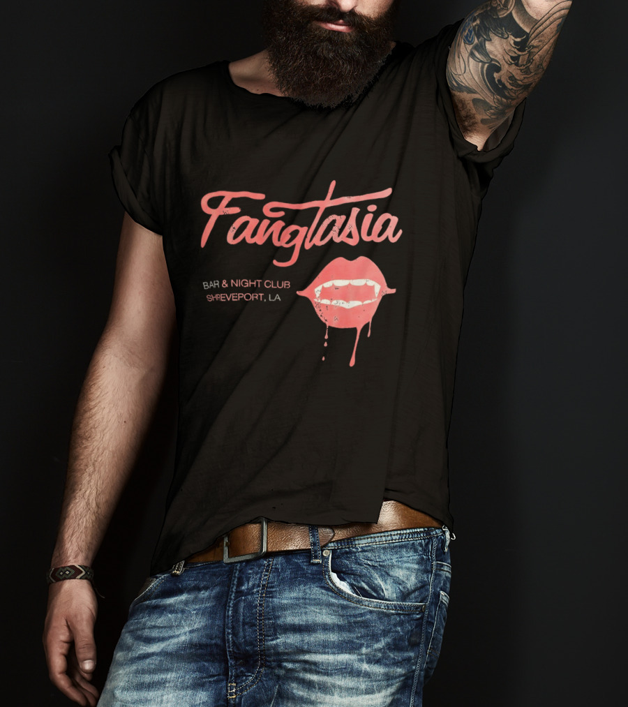 Fangtasia Bar And Night Club Shreveport LA Vampire Lips T-Shirt