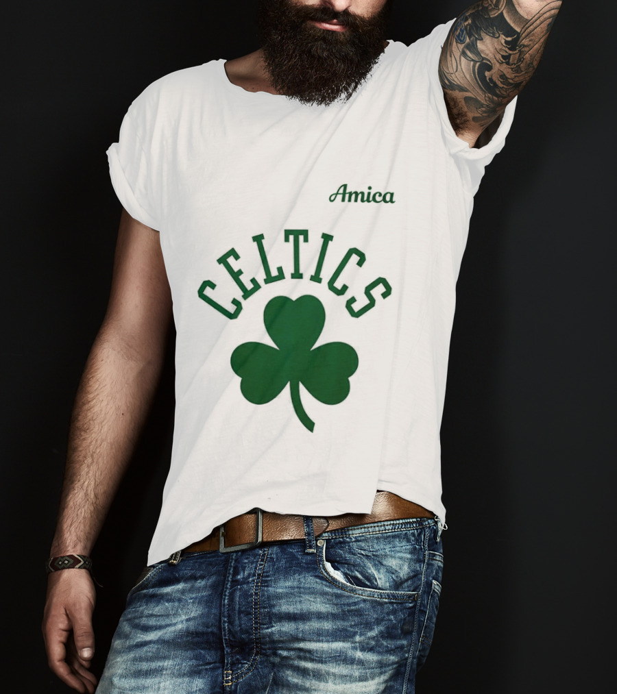 Celtics Amica Shamrock Tatum Back To 0 T-Shirt