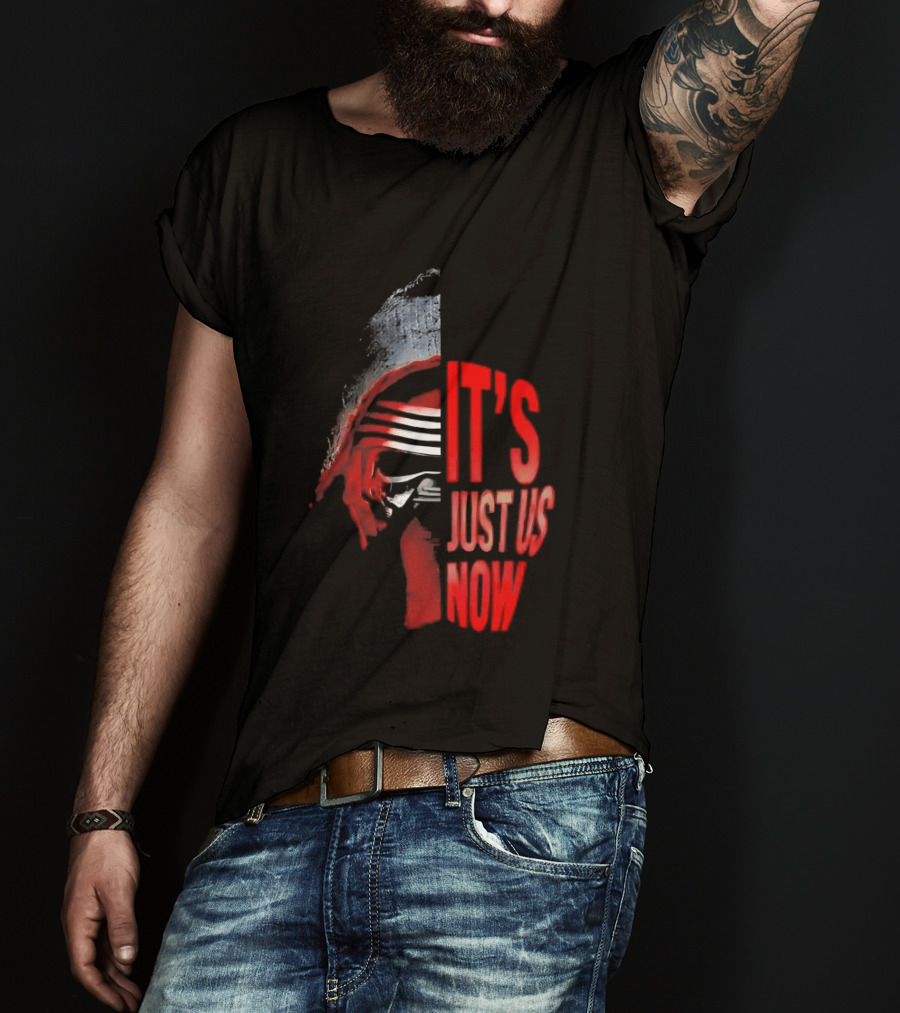 Kylo Ren It's Just Us Now Red Mask T-Shirt