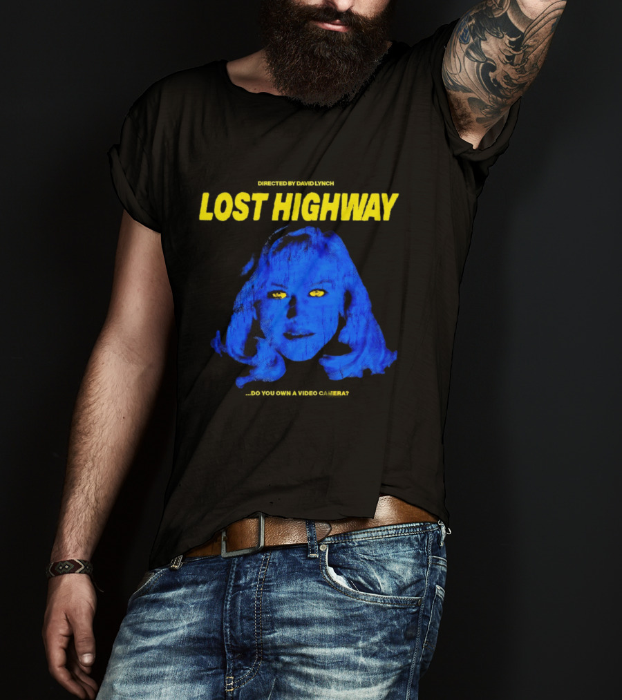 Lost Highway David Lynch Film Blue Face T-Shirt