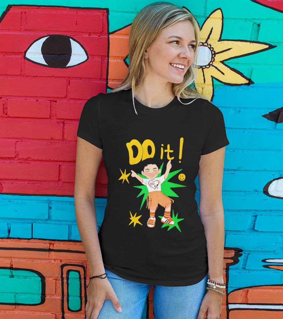 Do It Doh Kyungsoo Asia Concert Tour Cartoon Heart Starburst T-Shirt