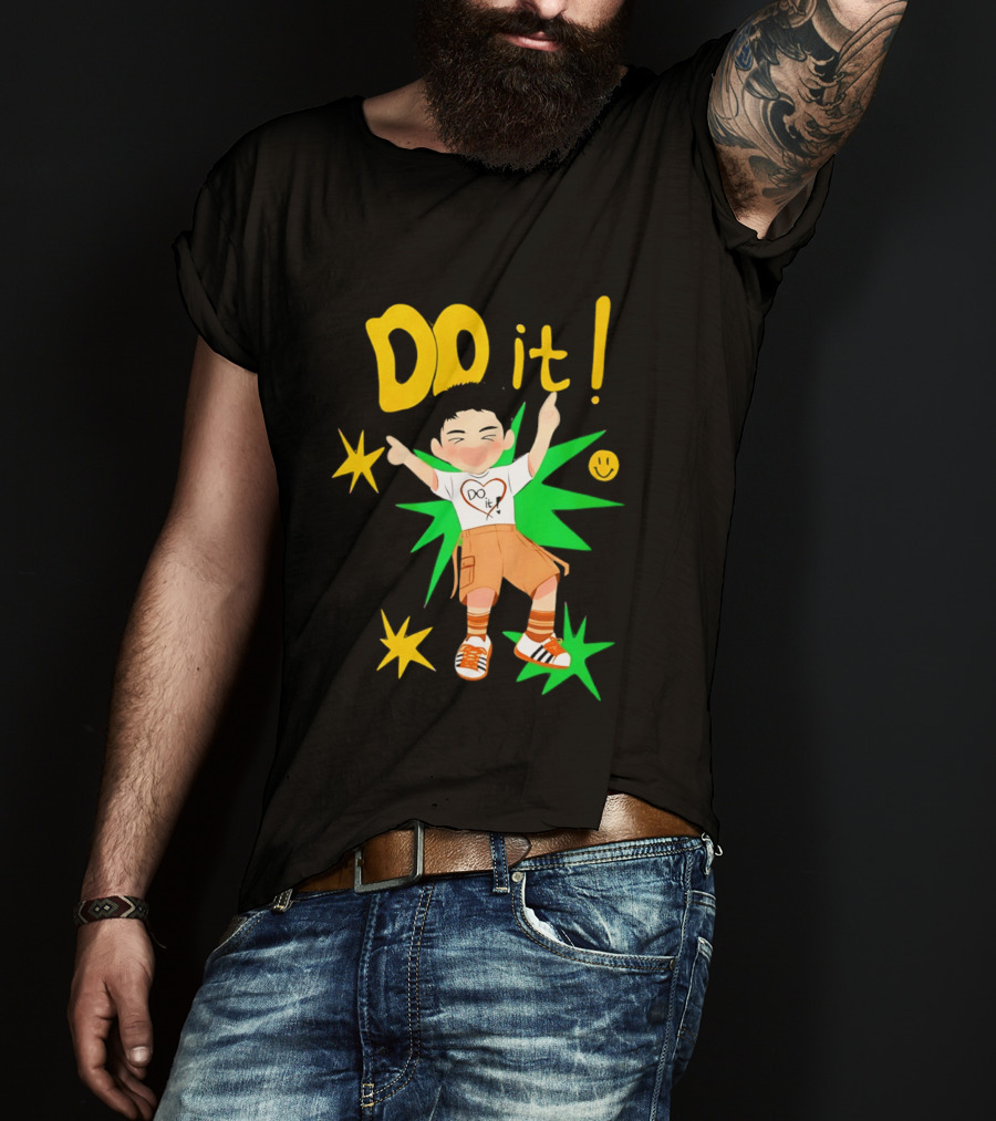 Do It Doh Kyungsoo Asia Concert Tour Cartoon Heart Starburst T-Shirt
