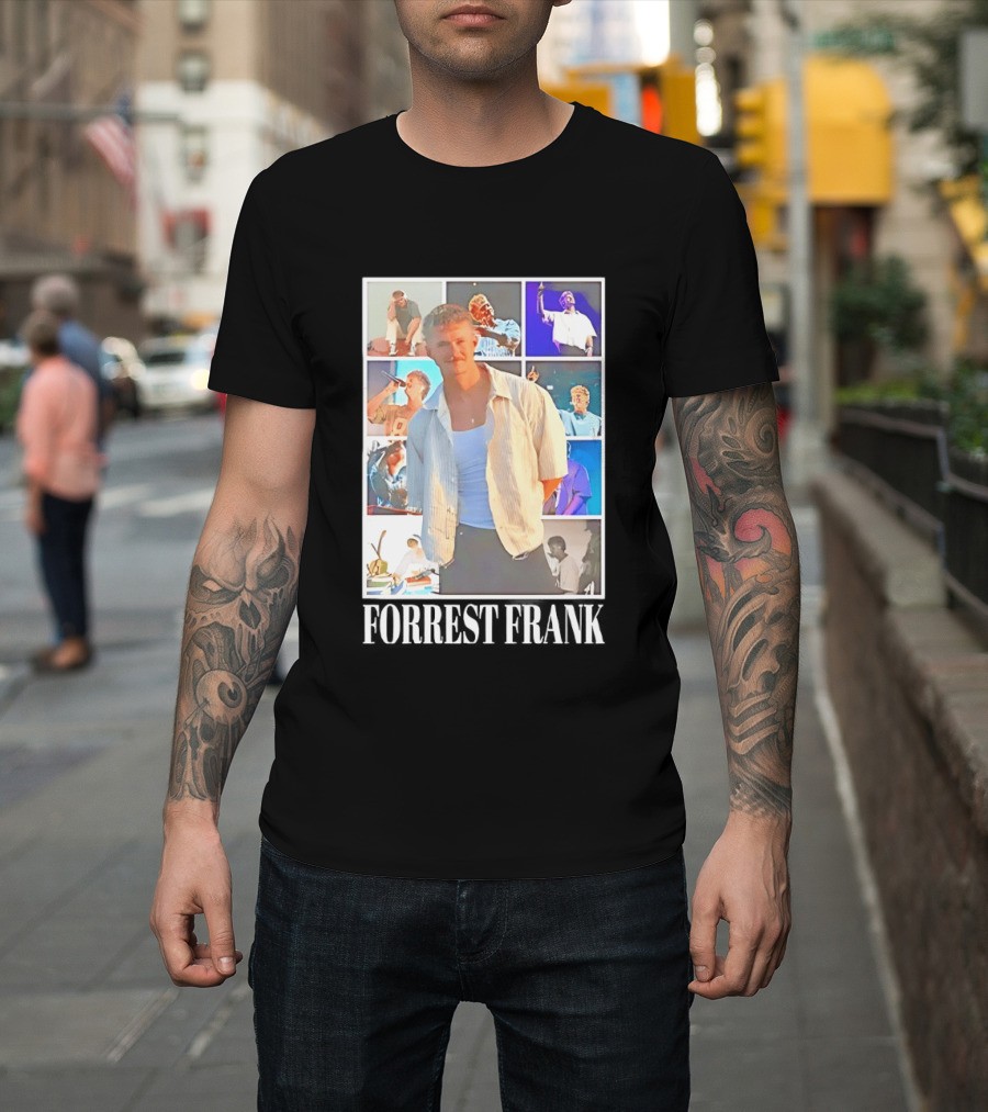 Forrest Frank Tour 2023 Live Performance Collage T-Shirt
