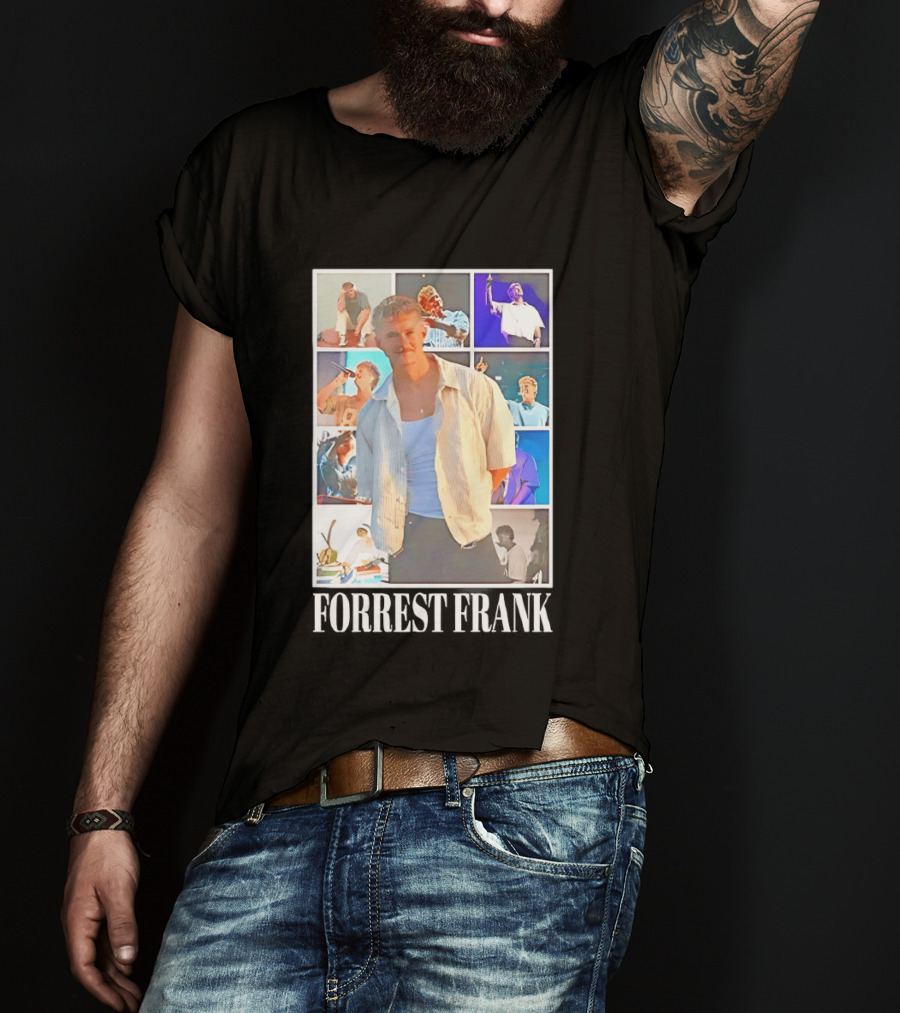 Forrest Frank Tour 2023 Live Performance Collage T-Shirt