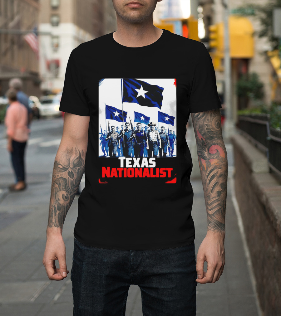 Texas Nationalist A New Texas Revolution Is Coming Patriotic Flag T-Shirt
