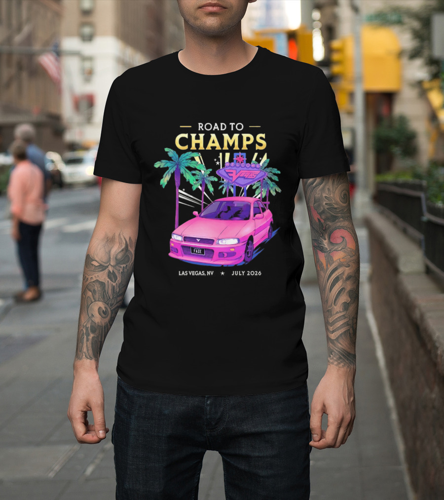 Road To Champs Faze Welcome Las Vegas 2026 T-Shirt