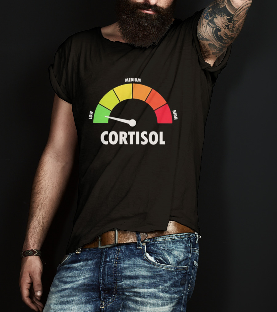 Low Medium High Cortisol Meter T-Shirt