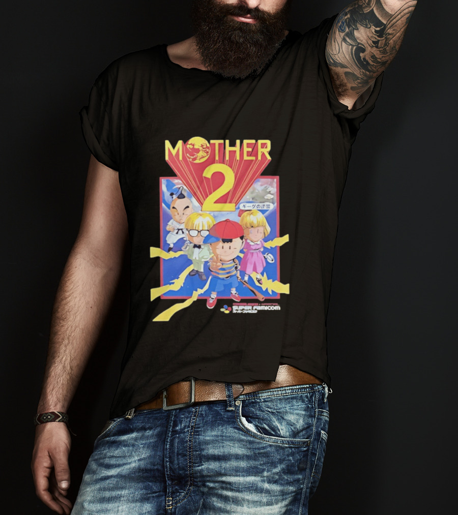 Mother 2 EarthBound Super Famicom Characters Japan T-Shirt