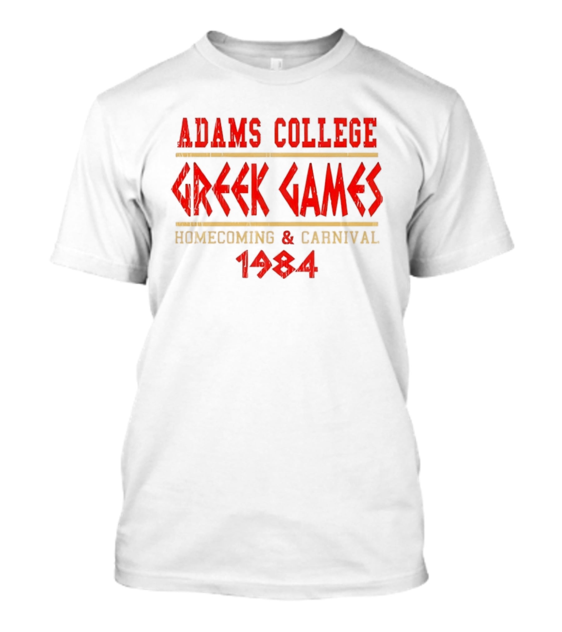 Adams College Greek Games Homecoming Carnival 1984 T-Shirt