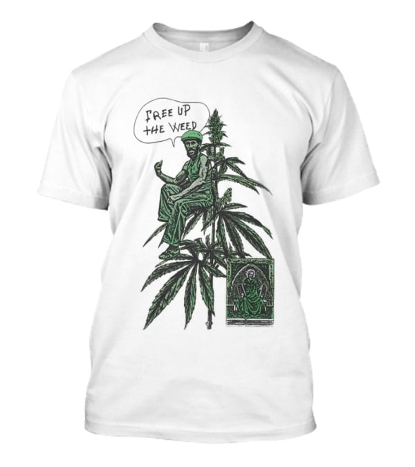Free Up The Weed Lee Scratch Perry Cannabis T-Shirt
