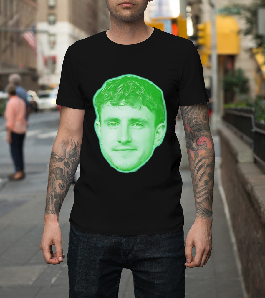 Paul Mescal Green Face St Patrick's Day 2026 T-Shirt