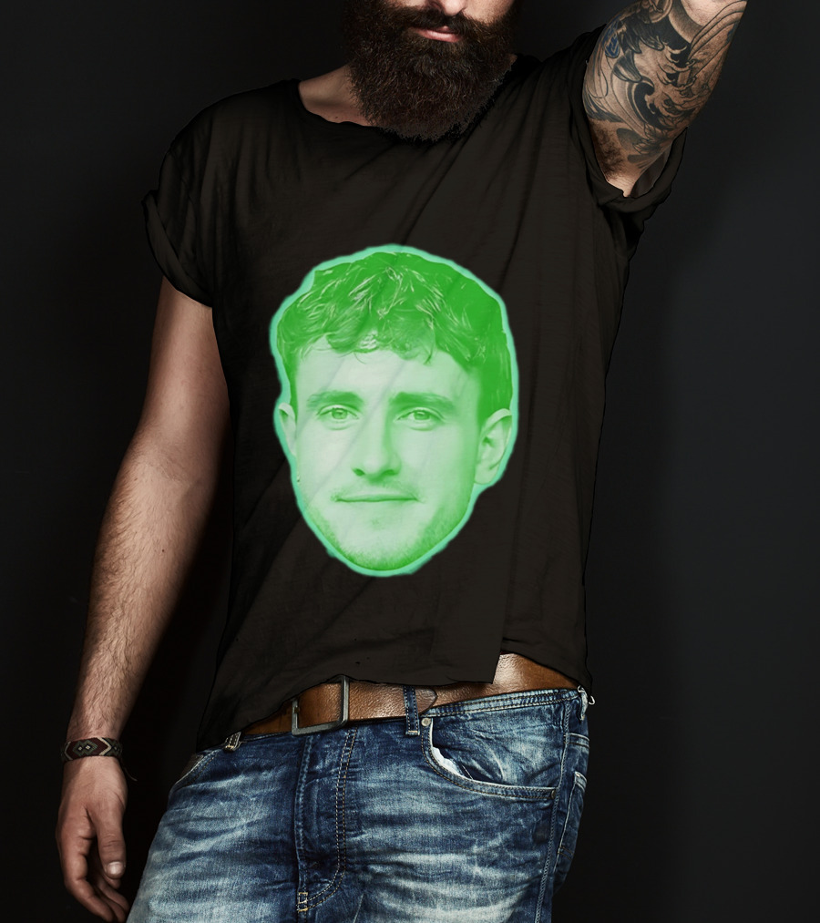Paul Mescal Green Face St Patrick's Day 2026 T-Shirt