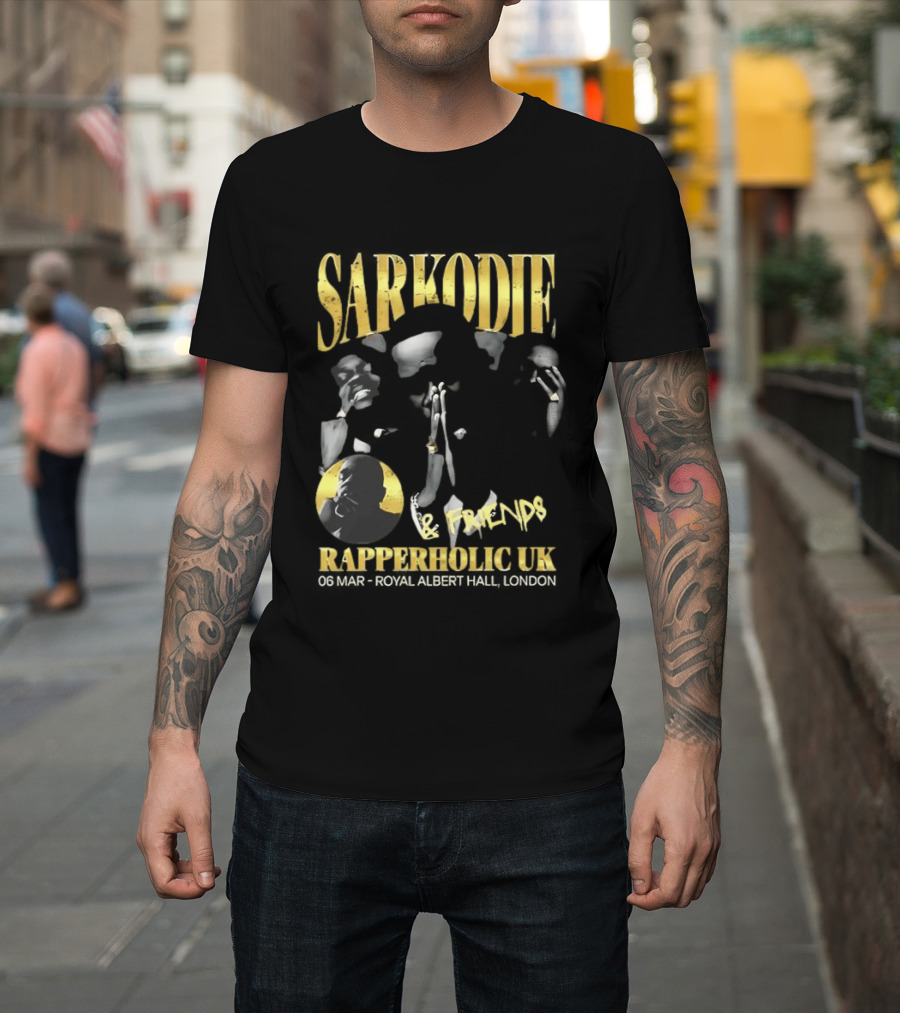 Sarkodie And Friends Rapperholic UK Made Of Black London 2015 T-Shirt