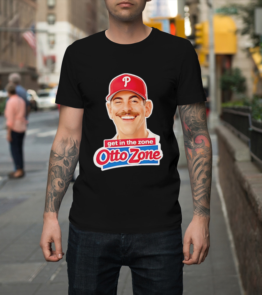 Philadelphia Phillies Mike Schmidt Get In The Zone Otto Zone T-Shirt