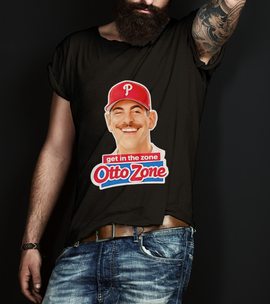 Philadelphia Phillies Mike Schmidt Get In The Zone Otto Zone T-Shirt