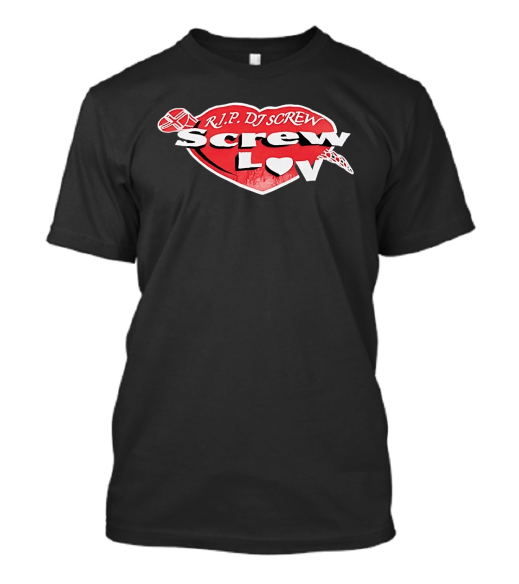 RIP DJ Screw Screw Love Heart T-Shirt