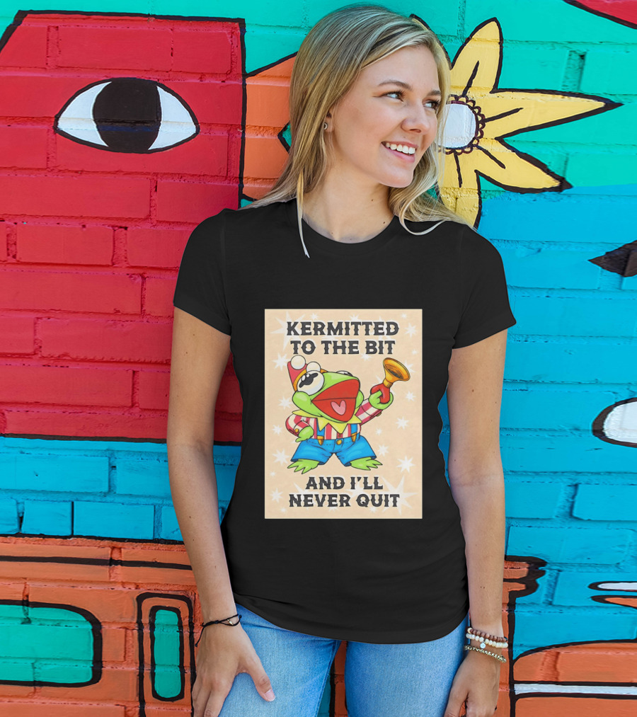 Kermit Frog Clown Outfit Kermitted To The Bit And I'll Never Quit T-Shirt