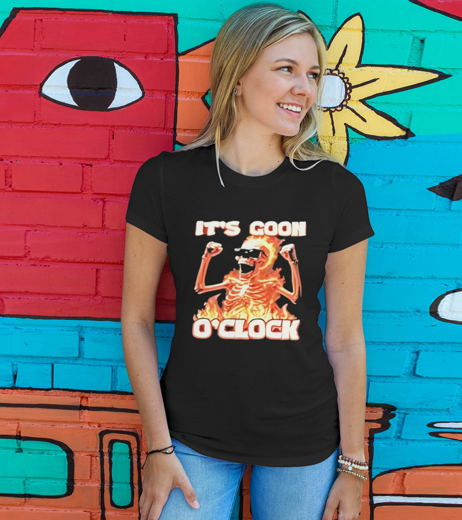 It's Goon O' Flaming Skeleton Fist Pump T-Shirt