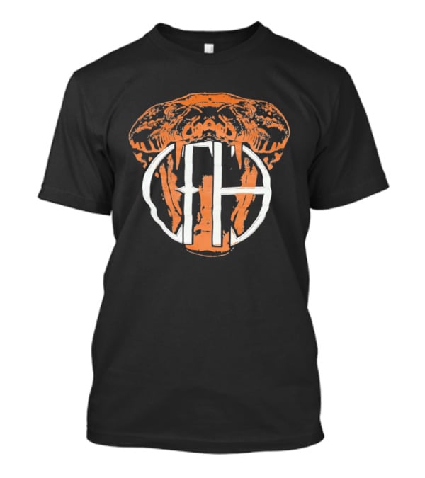 Pantera Orange Snake Fangs White Heavy Metal Music T-Shirt