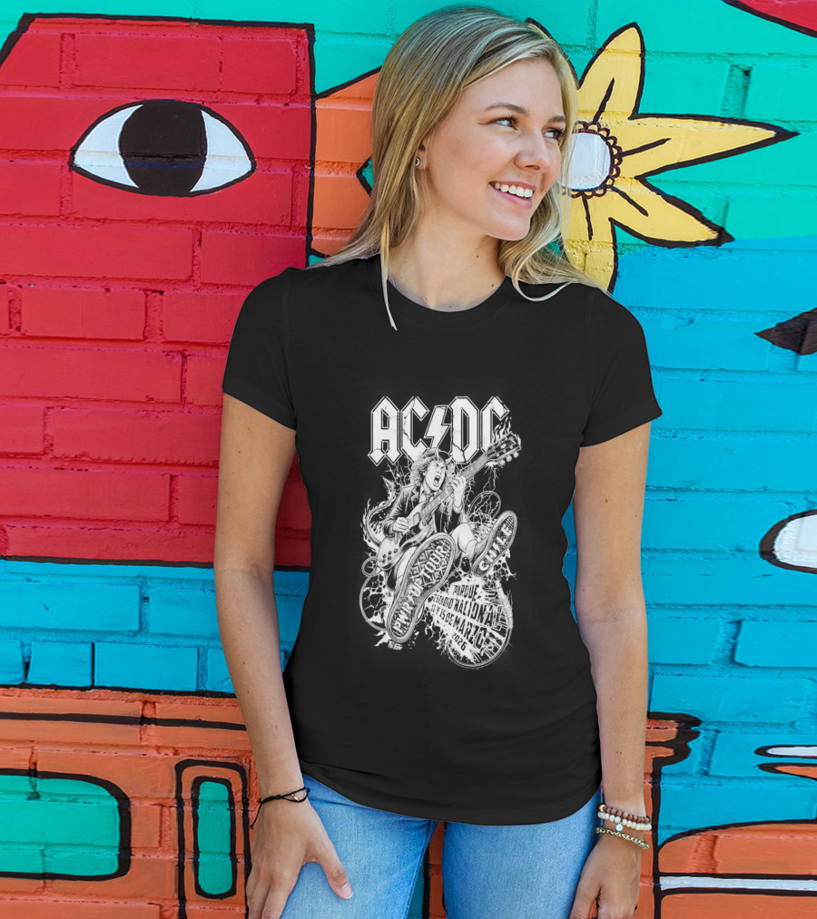 AC DC Estadio Nacional Chile March 11 15 2026 Tour T-Shirt