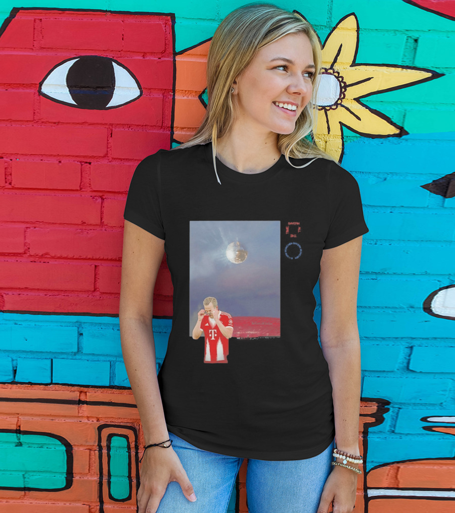 Harry Kane Bayern Munich Disco Ball Football T-Shirt