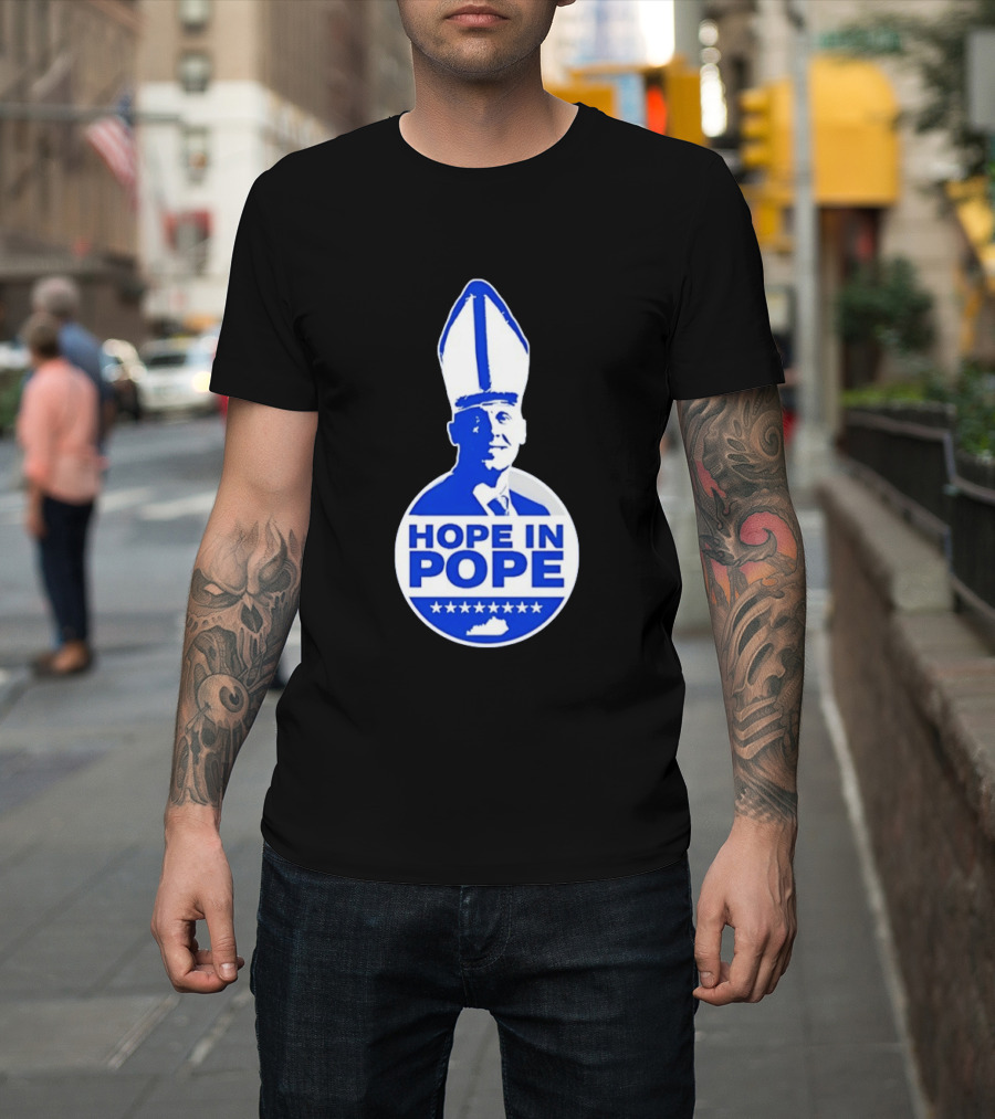 Hope In Pope Kentucky Wildcats Baseball Fan T-Shirt