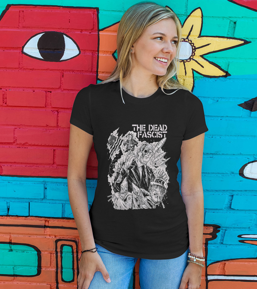THE DEAD FASCIST ICE Trump Ku Klux Klan Punk Rock T-Shirt