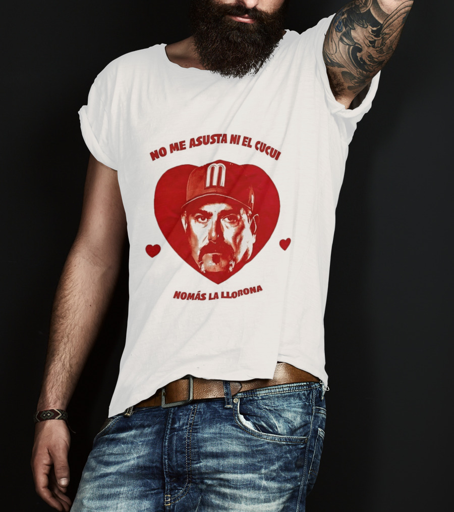 Benji Gil No Me Asusta Ni El Cucui Corazón Valle Duendos T-Shirt