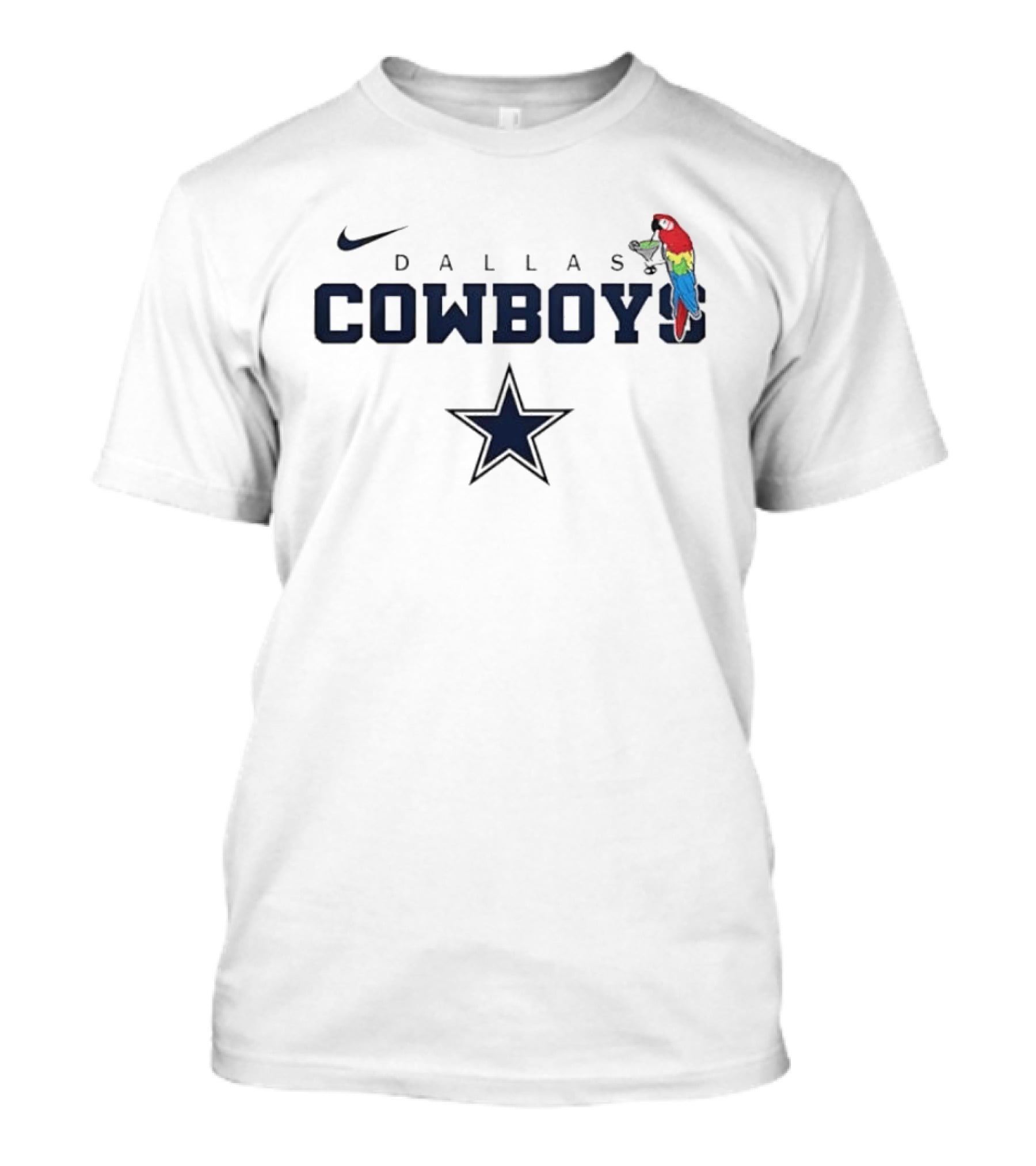 Dallas Cowboys Nike Parrot Cocktail Star T-Shirt