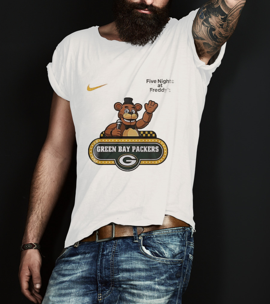 Green Bay Packers Freddy Fazbear T-Shirt