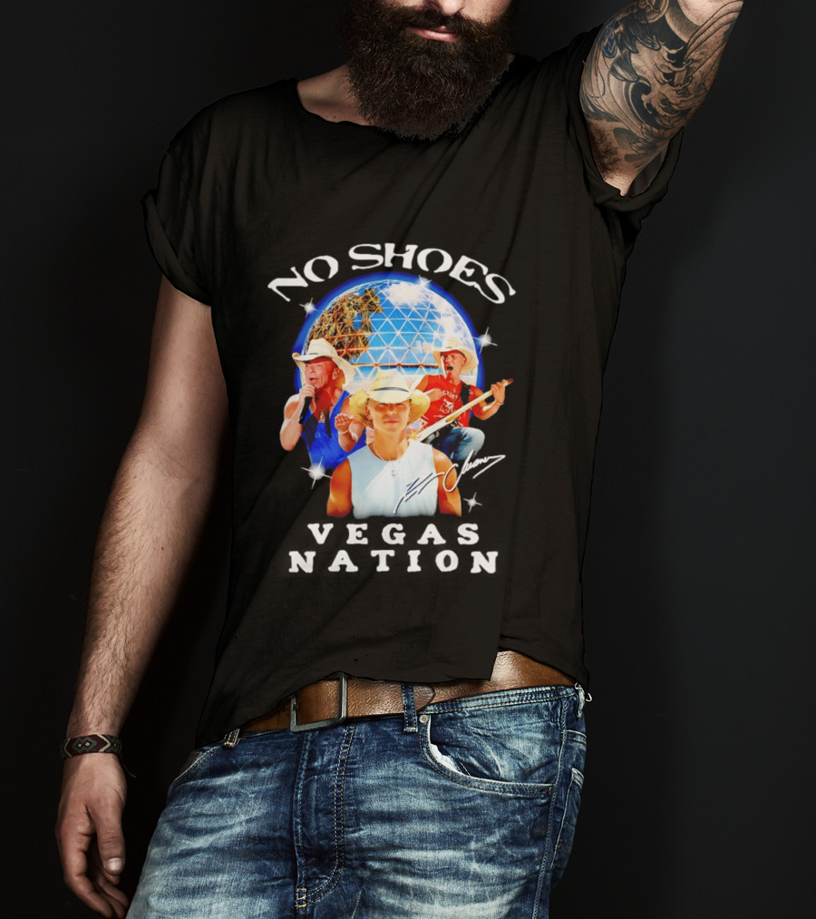 Kenny Chesney No Shoes Vegas Nation Live Music Event T-Shirt