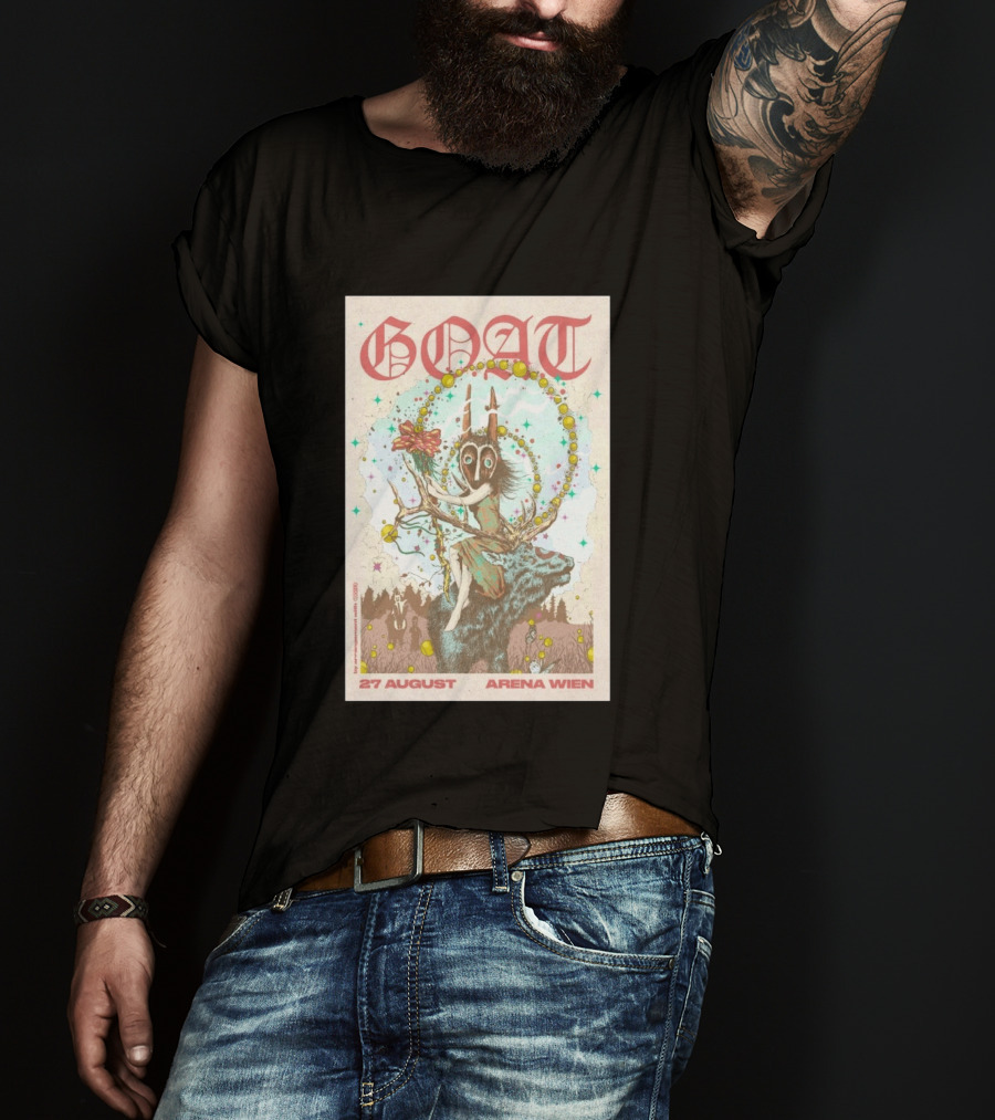 GOAT 27 August Arena Wien 2026 Kelmarsh Hall And Gardens Show T-Shirt