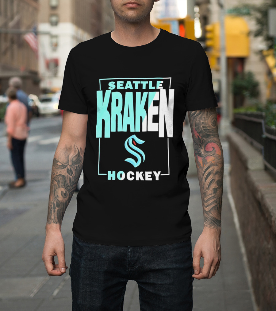 Seattle Kraken S Logo Hockey Team Spirit T-Shirt