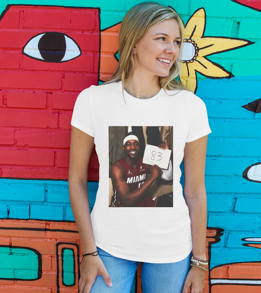 Bam Adebayo 83 Points Miami Heat Tribute NBA Legend Wilt Chamberlain T-Shirt