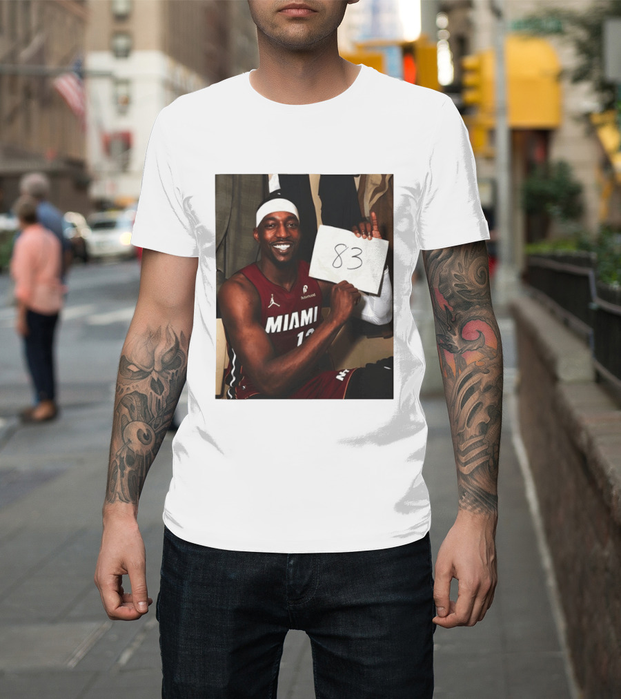 Bam Adebayo 83 Points Miami Heat Tribute NBA Legend Wilt Chamberlain T-Shirt