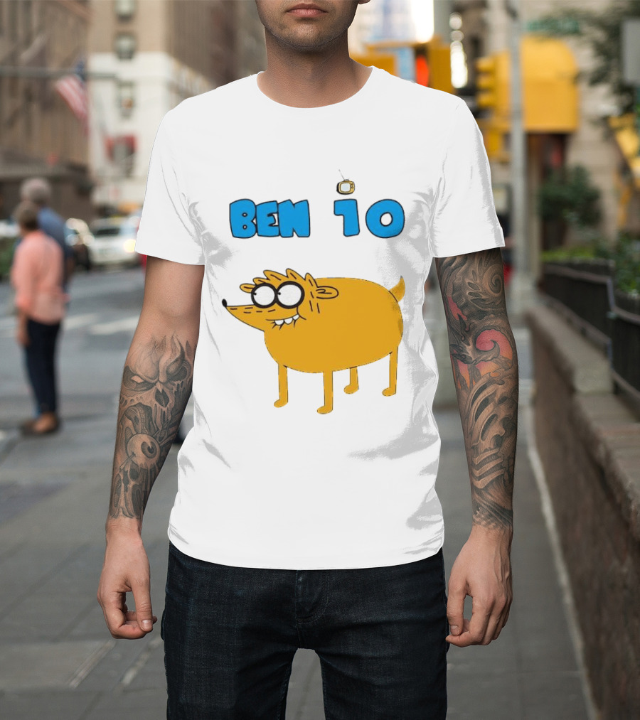Ben 10 Jake The Dog Crossover Cartoon Network Fan T-Shirt