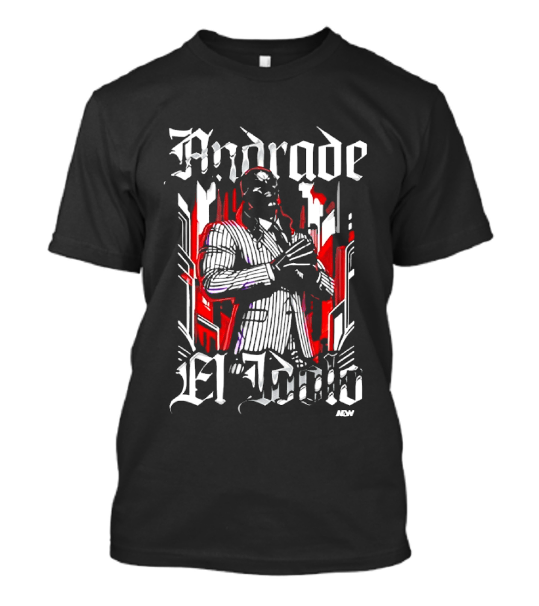 Andrade El Idolo In Striking Red And White Suit Series T-Shirt