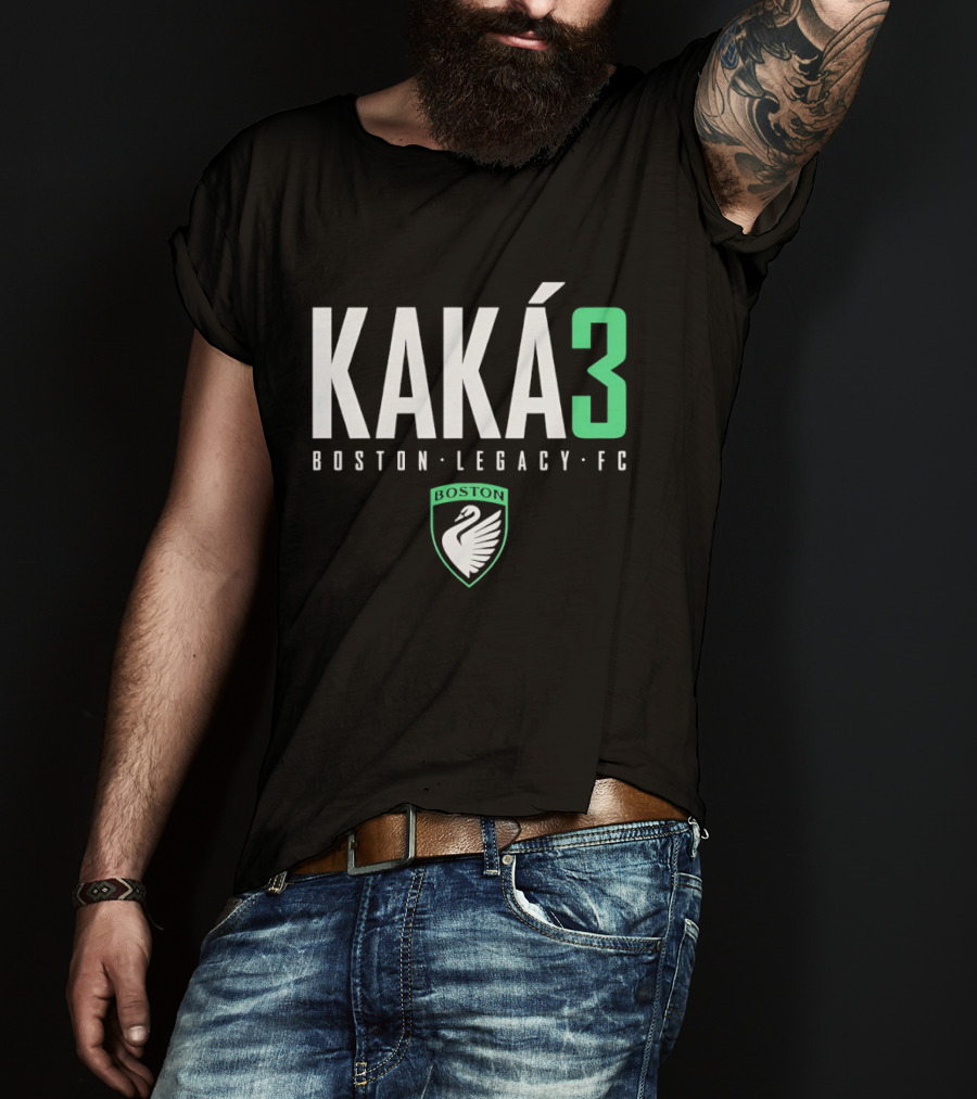 Kaká 3 Boston Legacy FC Soccer Team Swan T-Shirt