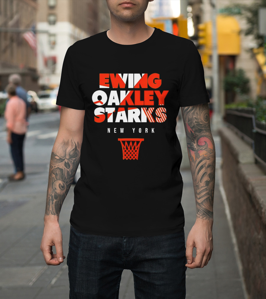 Ewing Oakley Starks New York Basketball Legacy T-Shirt