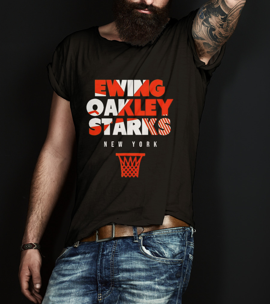 Ewing Oakley Starks New York Basketball Legacy T-Shirt